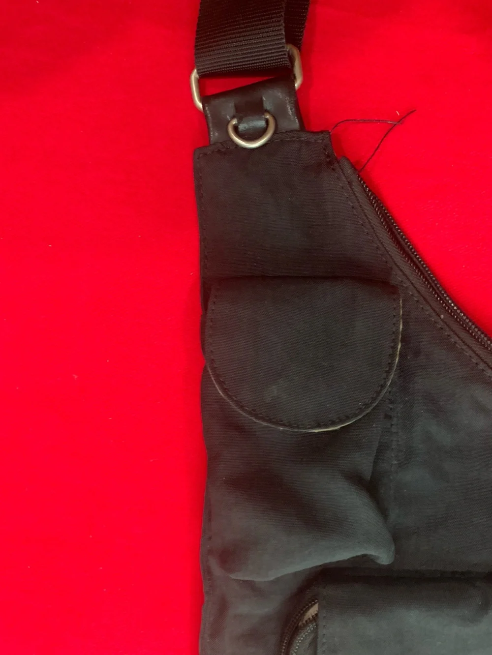 Baggallini Black Crossbody Sling Travel Bag Purse